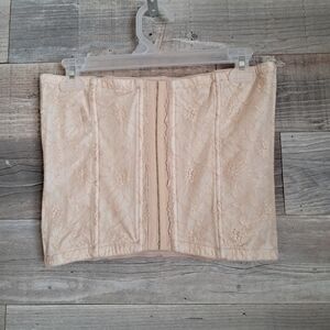 Maidenform Cream Lace Bandeau